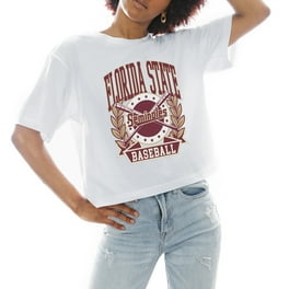 売れ筋商品|||ゲームデイ カットソー トップス レディース Women's White Florida State Seminoles Bold Type Easy T-Shirt White Women's White Florida State Seminoles Oversized Bold Type