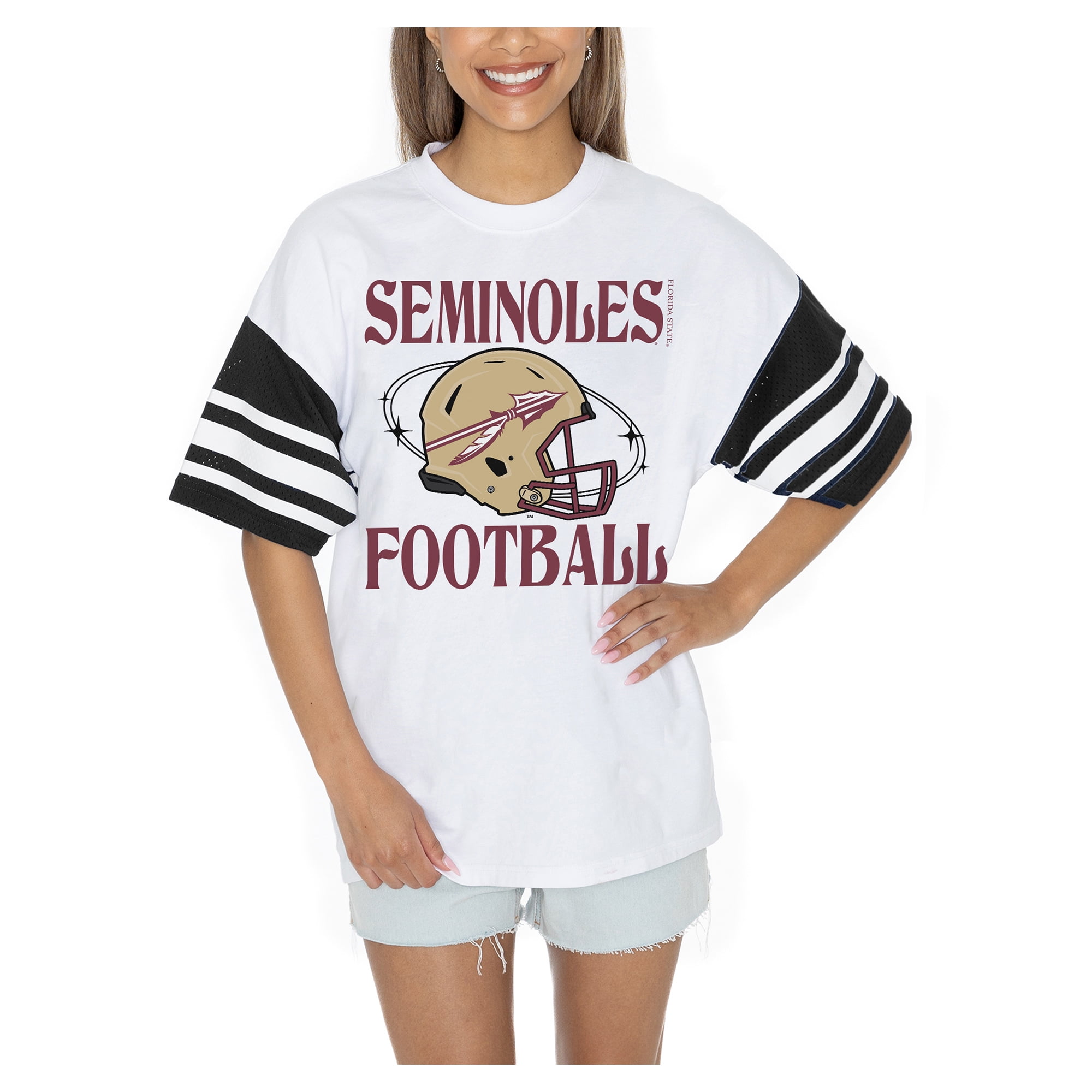 Women's Gameday Couture White Florida State Seminoles