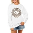 thumbnail image 1 of Women's Gameday Couture White Georgia Tech Yellow Jackets Wild Side Perfect Crewneck Pullover Sweatshirt, 1 of 1