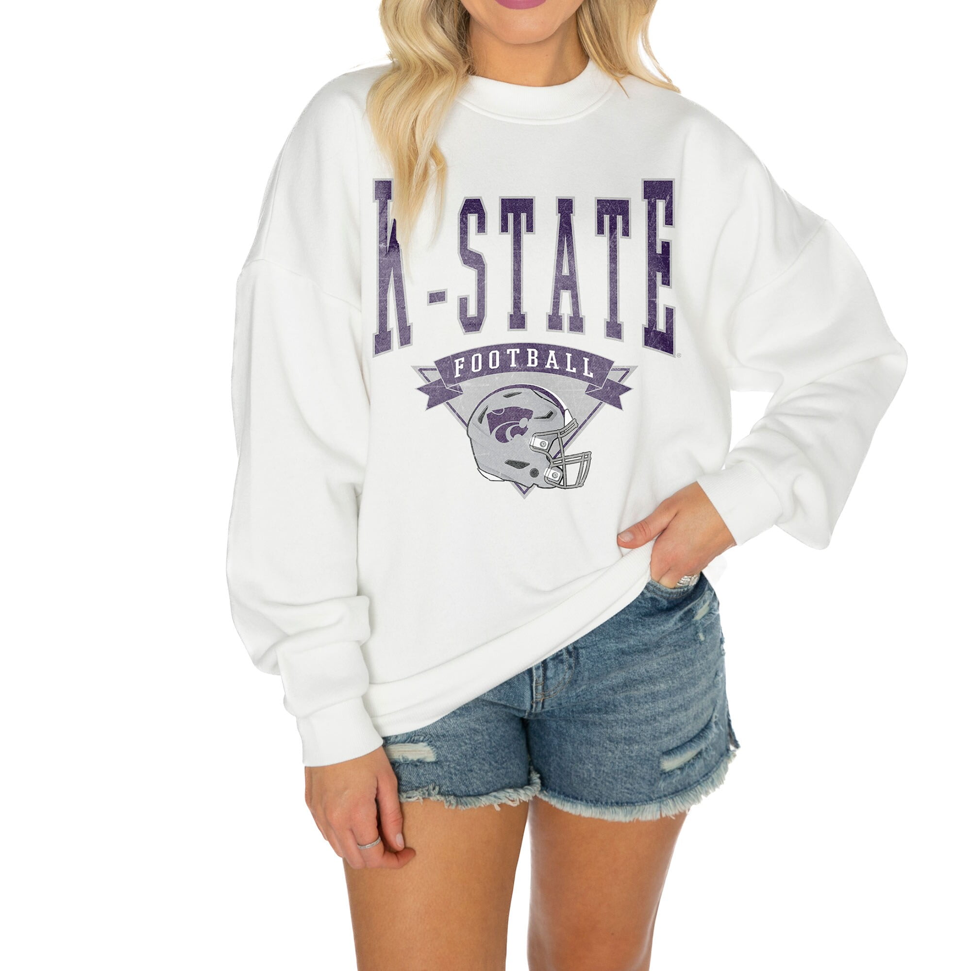 Women's Gameday Couture Steel Baylor Bears Oversized Good