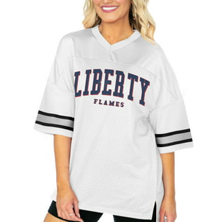 Youth ProSphere White #1 Liberty Flames Basketball Jersey Size: Large