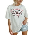 thumbnail image 1 of Women's Gameday Couture White NC State Wolfpack PoweredBy Sisterhood Oversized T-Shirt, 1 of 1