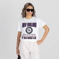 thumbnail image 1 of Women's Gameday Couture White New England Patriots Oversized All-Time Classic Flowy T-Shirt, 1 of 6