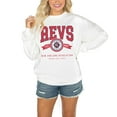 thumbnail image 1 of Women's Gameday Couture  White New England Revolution Crewneck Drop Shoulder Sweatshirt, 1 of 2