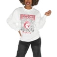 thumbnail image 1 of Women's Gameday Couture Northeastern Huskies White Oversized Drop Shoulder Fleece Drop Pullover Sweatshirt, 1 of 1