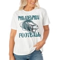 thumbnail image 1 of Women's Gameday Couture  White Philadelphia Eagles Victorious Vixen T-Shirt, 1 of 2