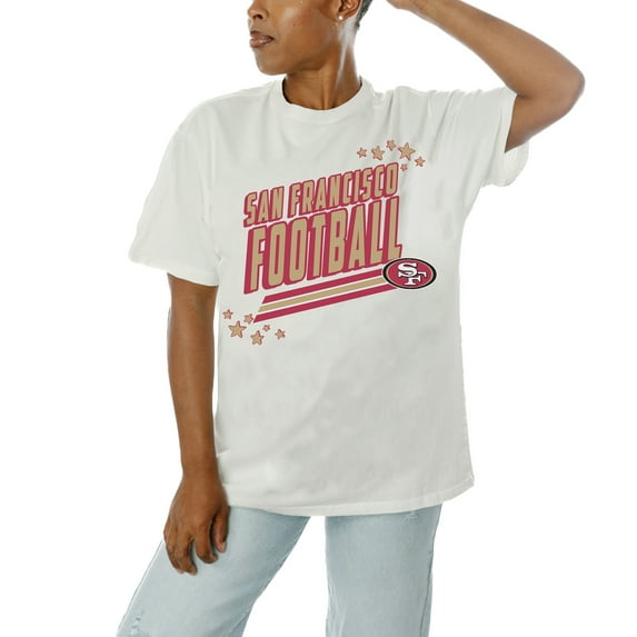 Women's Gameday Couture White San Francisco 49ers Coming In Hot T-Shirt