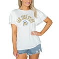 thumbnail image 1 of Women's Gameday Couture  White San Jose State Spartans Arch Logo Flutter Sleeve Lightweight T-Shirt, 1 of 1