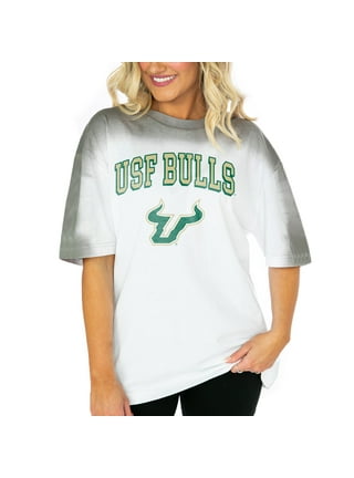 Pressbox Womens South Florida USF Bulls Sweatshirt Comfy Terry L/S Crew