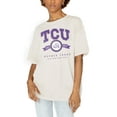 thumbnail image 1 of Women's Gameday Couture White TCU Horned Frogs Get Goin' Oversized T-Shirt, 1 of 1