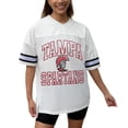 thumbnail image 1 of Women's Gameday Couture White Tampa Spartans Iconic Oversized Fashion Jersey, 1 of 5