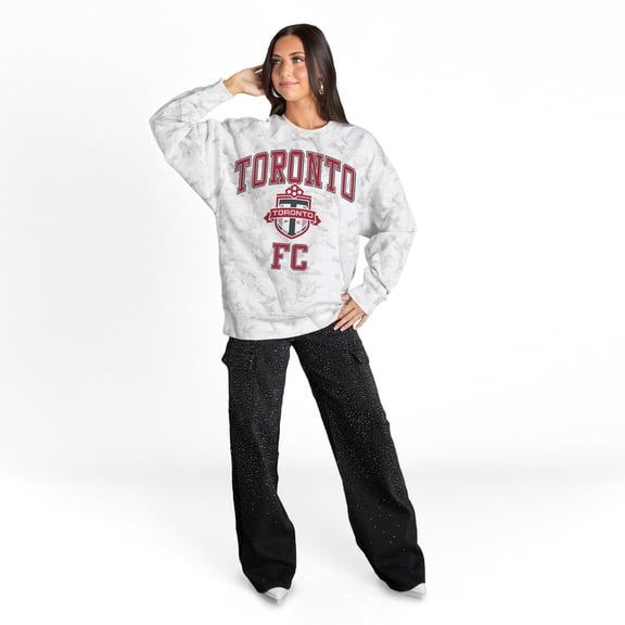 Women's Gameday Couture White Toronto FC Refined Rivalry Premium Sweatshirt
