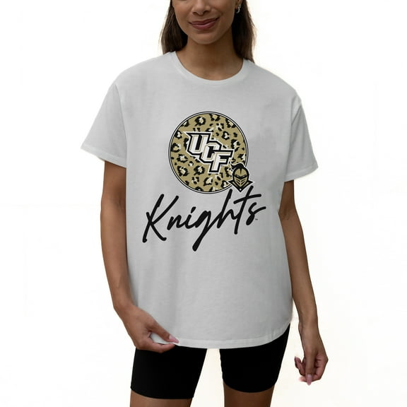 Women's Gameday Couture White UCF Knights Wild Expectations Tri-Blend Flowy T-Shirt