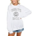 thumbnail image 1 of Women's Gameday Couture White Virginia Tech Hokies Trendspotter Perfect Crewneck Pullover Lightweight Sweatshirt, 1 of 1