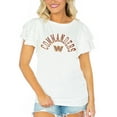 thumbnail image 1 of Women's Gameday Couture  White Washington Commanders Valkyrie Ruffle Sleeve Lightweight Top, 1 of 2
