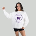 thumbnail image 1 of Women's Gameday Couture White Washington Huskies Stars Premium Fleece Drop Pullover Sweatshirt, 1 of 2