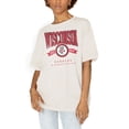 thumbnail image 1 of Women's Gameday Couture White Wisconsin Badgers Get Goin' Oversized T-Shirt, 1 of 1