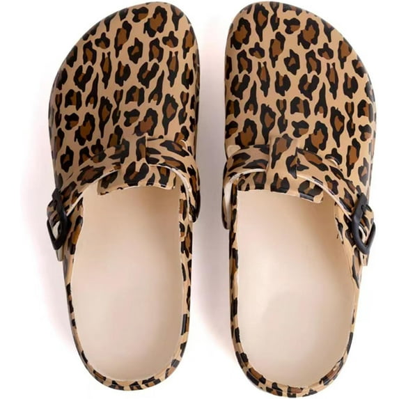 Women’s Garden Clogs EVA Slip On Comfort Shoes – Cute Printed Waterproof Mules for Nurses, Home, Outdoor, Kitchen, Work – Lightweight Non-Slip Foam Clogs