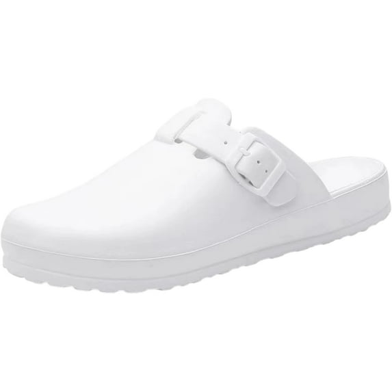 Women’s Garden Clogs EVA Slip On Comfort Shoes – Cute Printed Waterproof Mules for Nurses, Home, Outdoor, Kitchen, Work – Lightweight Non-Slip Foam Clogs