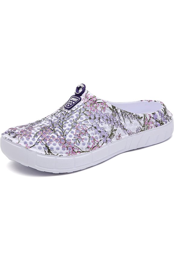 Women's Garden Clogs Shoes Casual Slipper Beach Sandals Anti-Slip Pool Water Shoes Home Slippers Summer Footwear