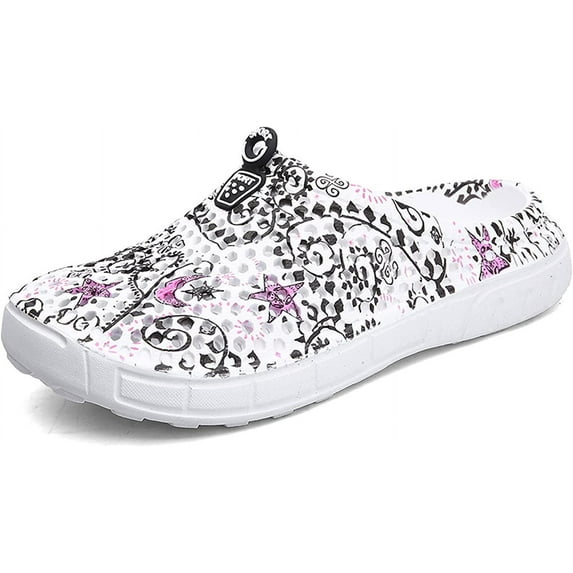Women's Garden Clogs Shoes Casual Slipper Beach Sandals Anti-Slip Pool Water Shoes Home Slippers Summer Footwear