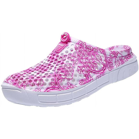 Women's Garden Clogs Shoes Casual Slipper Beach Sandals Anti-Slip Pool Water Shoes Home Slippers Summer Footwear