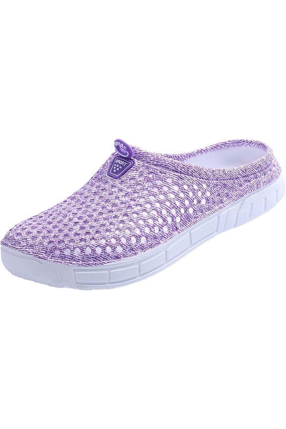 Women's Garden Clogs Shoes Casual Slipper Beach Sandals Anti-Slip Pool Water Shoes Home Slippers Summer Footwear