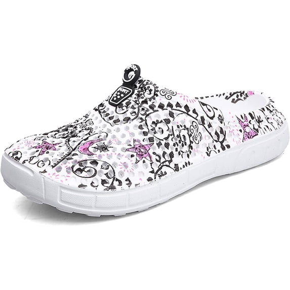 Women's Garden Clogs Shoes Casual Slipper Beach Sandals Anti-Slip Pool Water Shoes Home Slippers Summer Footwear