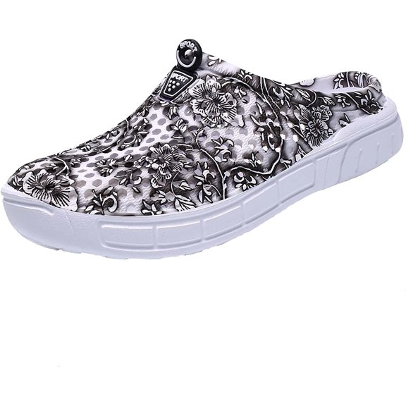 Women's Garden Clogs Shoes Casual Slipper Beach Sandals Anti-Slip Pool Water Shoes Home Slippers Summer Footwear
