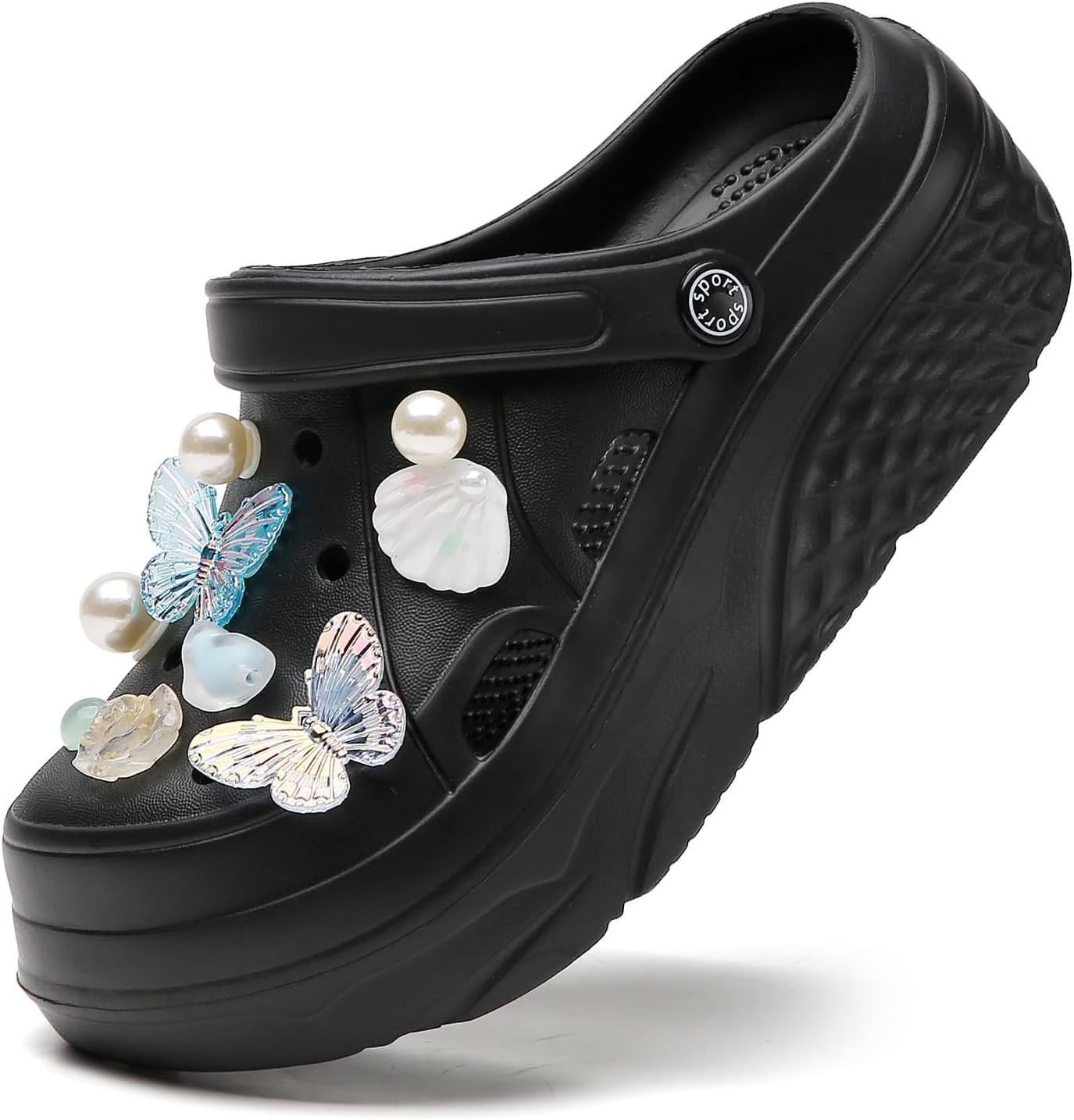 clog wedge heels