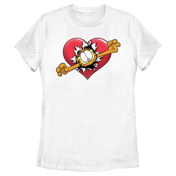 Women's Garfield Surprise Love  Graphic T-Shirt