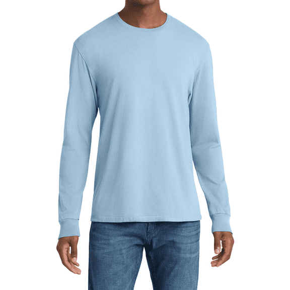 Women's Garment-Dyed Long Sleeve T-Shirt Soft Cotton Vintage Look PC099LS