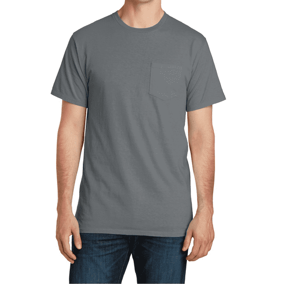 Women's Garment-Dyed Pocket T-Shirt Soft Cotton Vintage Look PC099P