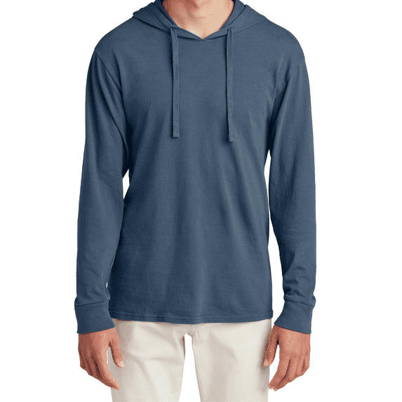 Women's Garment-Dyed Pullover Hoodie Soft Cotton Vintage Look PC099H