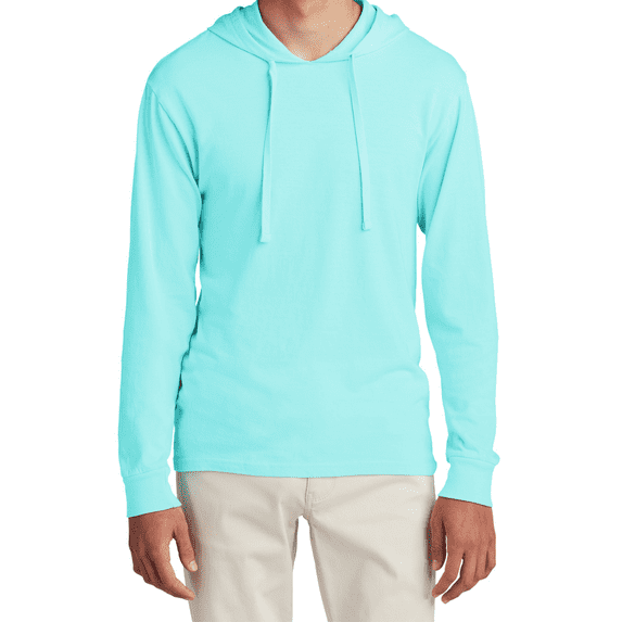 Women's Garment-Dyed Pullover Hoodie Soft Cotton Vintage Look PC099H