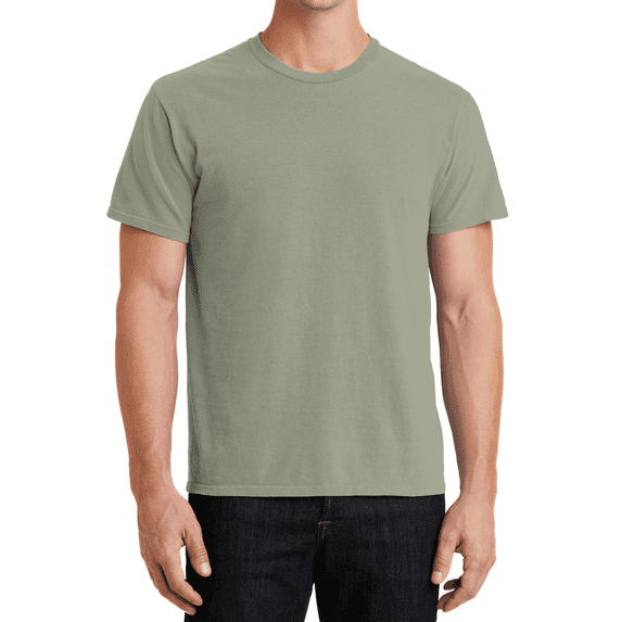Women's Garment-Dyed T-Shirt Soft Cotton Vintage Look Beach Wash PC099