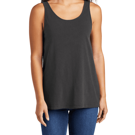 Women's Garment-Dyed Tank Top Vintage Look Cotton Sleeveless Summer Beachwear LPC099TT