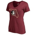 thumbnail image 1 of Women's Garnet Florida State Seminoles Tradition State T-Shirt, 1 of 3