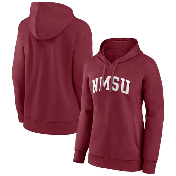Women's Garnet New Mexico State Aggies Arch Pullover Hoodie