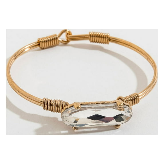 Women's Gemstone Décor Gold Bracelet By Howard's