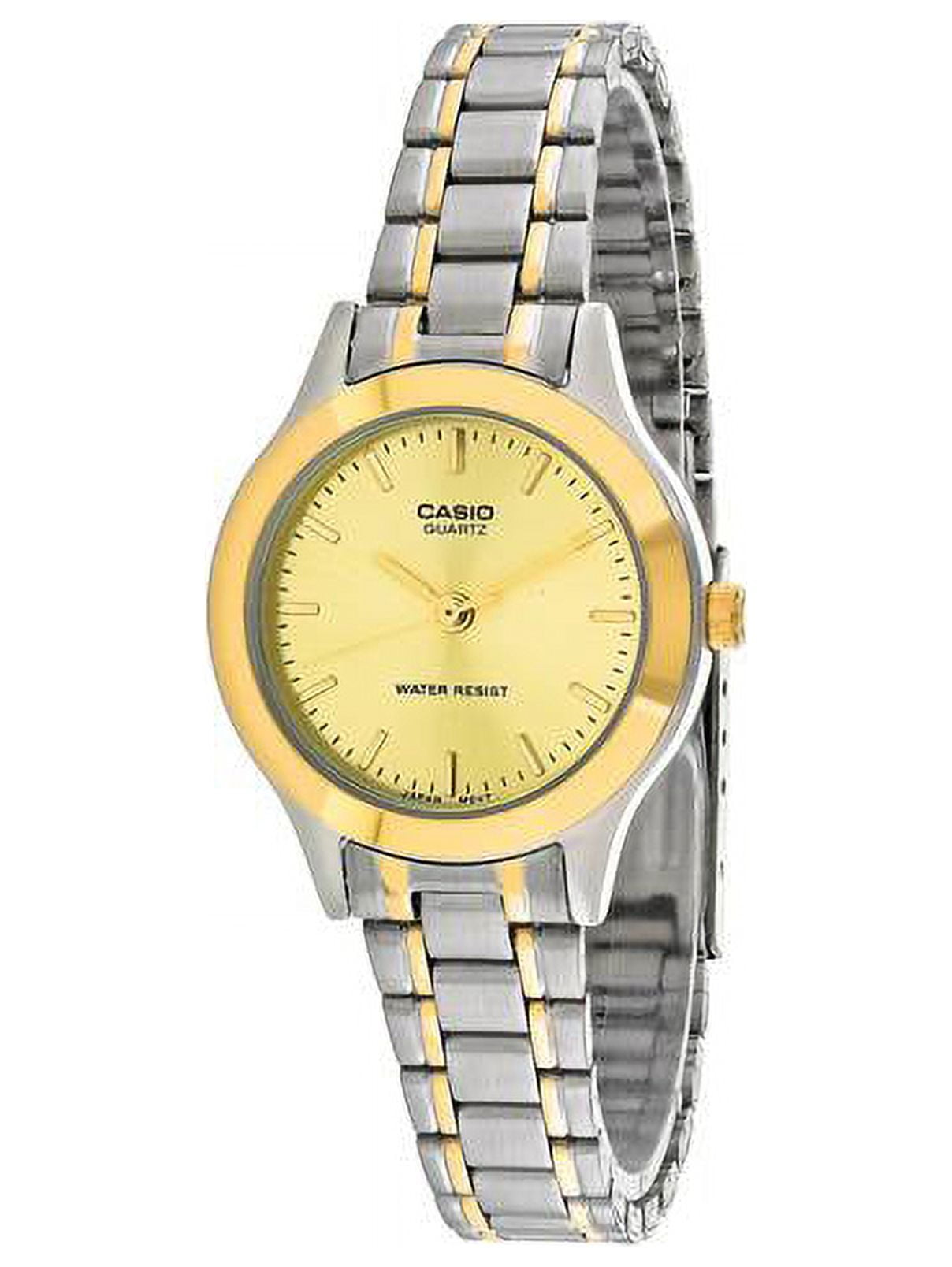 Women's General Watch Quartz Mineral Crystal LTP-1128G-9A