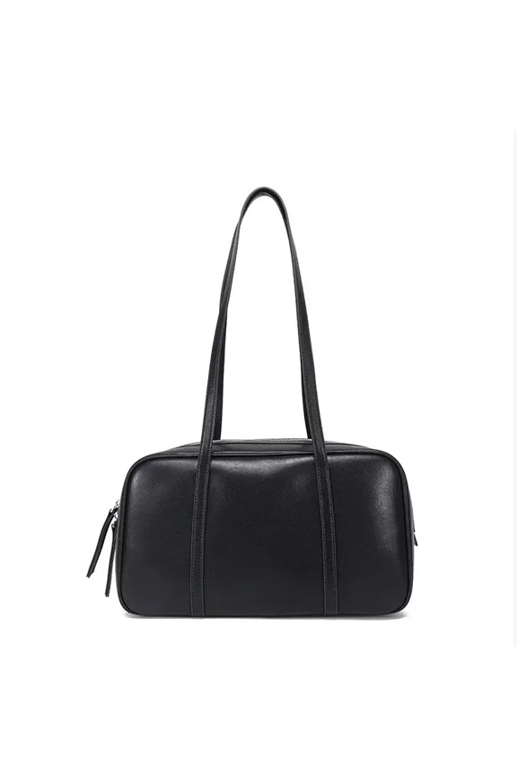 Women’s Genuine Cow Leather Shoulder Bag Luxury Designer Boston Tote Retro 2025