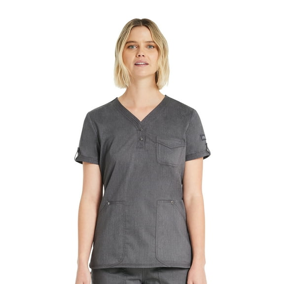 Women's Genuine Dickies Snap Front Top, Sizes XS-3XL