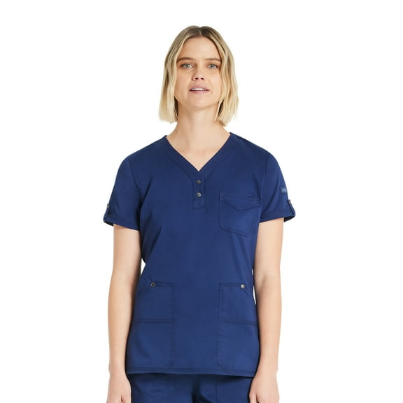 Women's Genuine Dickies Snap Front Top, Sizes XS-3XL