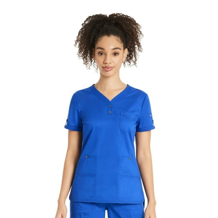Women's Genuine Dickies Snap Front Top, Sizes XS-3XL