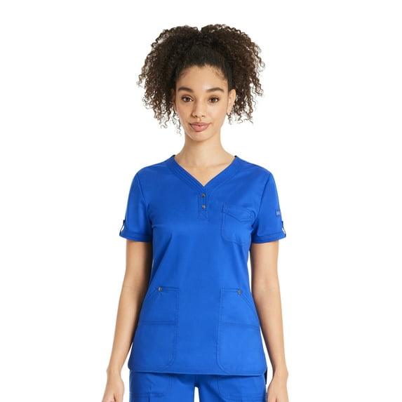 Women's Genuine Dickies Snap Front Top, Sizes XS-3XL