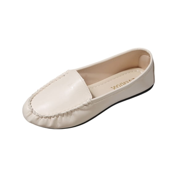 Women's Genuine Leather Penny Loafers Classic Driving Moccasins Casual Slip On Comfort Women Loafer Shoes, 36