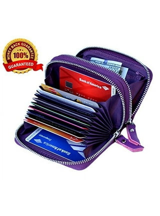 Fashion Double Layer Long Wallet, Zipper Around Credit Card Holder