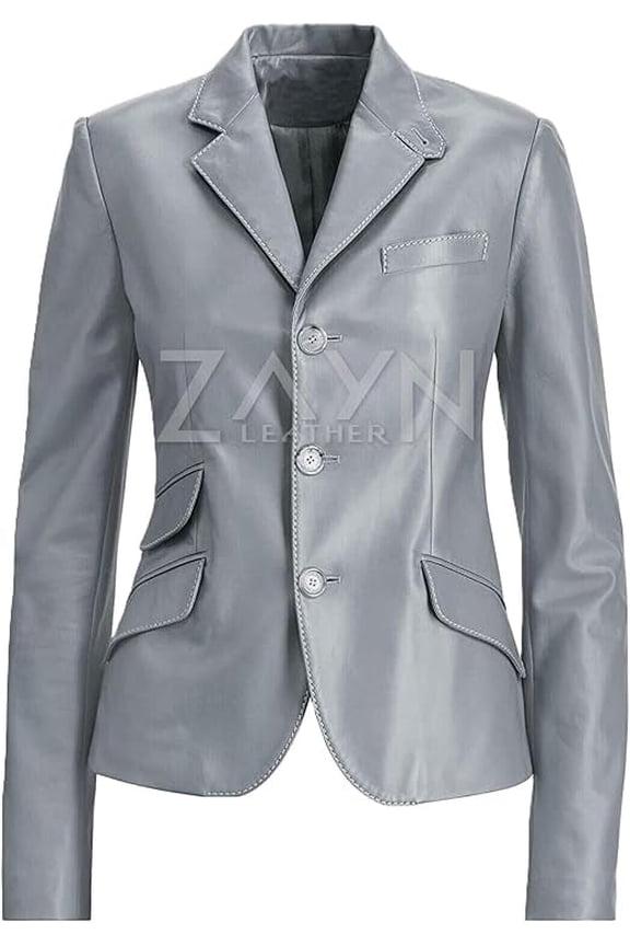 Women's Genuine Suede Leather Western Fashion Studded Jacket Brown Vintage Retro Style Jacket