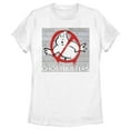 thumbnail image 1 of Women's Ghostbusters Brick Spray Logo Graphic Tee White Small, 1 of 4